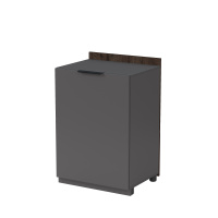 15ТР-С.806 Модуль тумбы распашной, СРЕДНИЙ (56.8x46x86 см) брауни/NEW graphit