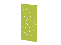 Перегородка с декором "Перелетные птицы" (фурнитура в комплекте) 120х1,2х240 (17 Хвойно-зеленый)