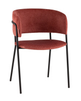 Кресло Нэлли New, буклированный велюр терракотовый Кресло Нэлли New, буклированный велюр терракотовый