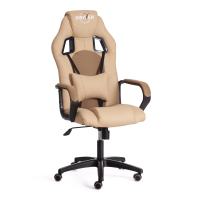 Кресло DRIVER (22) кож/зам/ткань, бежевый/бронза, 36-34/TW-21 Кресло DRIVER (22) кож/зам/ткань, бежевый/бронза, 36-34/TW-21