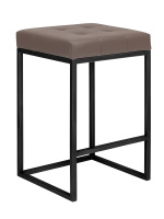 Стул полубарный SOHO, черный, экокожа UMBRA