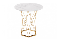 Стол деревянный Melan white / gold