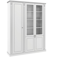 VIE36050301 Vienna Шкаф комбинированный 172x45x220 белый