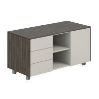 NZ-0213.BT.GS / Тумба мобильная 3-х секционная обвязка BT, фасады GS / 1224х564х620 обвязка BT, фасады GS NZ-0213.BT.GS / Тумба мобильная 3-х секционная обвязка BT, фасады GS / 1224х564х620 обвязка BT, фасады GS