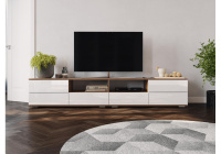ТВ-тумба Маллоу дуб вотан / белый глянец ТВ-тумба Маллоу дуб вотан / белый глянец