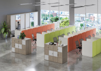 Мебель для колл-центров Riva Тиквуд Светлый Мебель для колл-центров Riva Тиквуд Светлый