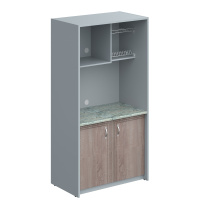 Шкаф для посуды SCB 120.3MT Дуб Сонома/Металлик 1030х600х2000 Шкаф для посуды SCB 120.3MT Дуб Сонома/Металлик 1030х600х2000