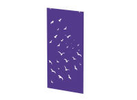 Перегородка с декором "Перелетные птицы" (фурнитура в комплекте) 120х1,2х240 (32 Лавандовое поле)