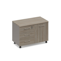 Тумба для оргтехники (топ МДФ) МР 261 ВЛ/ВЛ/ВЛ