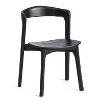 Стул ASGARD (mod.XMS-CB3027) дерево вяз, 48х43х76 см, черный