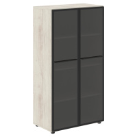 Шкаф со стеклянными дверьми LMC 80.2 Сосна Эдмонт 800х430х1517 LOFTIS Шкаф со стеклянными дверьми LMC 80.2 Сосна Эдмонт 800х430х1517 LOFTIS
