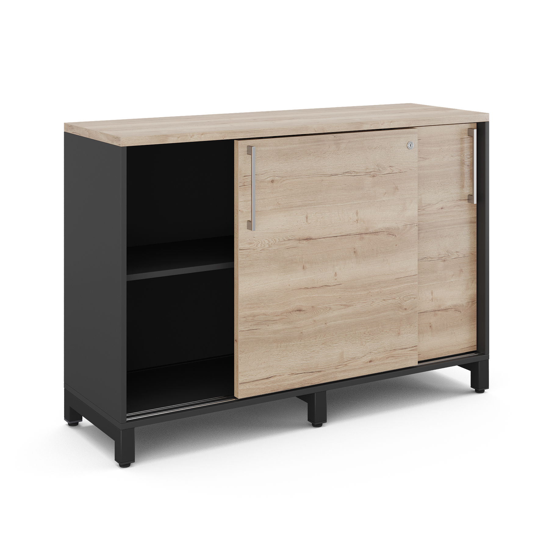 Шкаф-купе Kobor HK/2-120/40/M black/natural Шкаф-купе Kobor HK/2-120/40/M black/natural