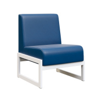 Module Диван одноместный MD.D1 Oregon 03/Металл Белый 65.5х70х80см