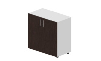 EMLS762BLOM Шкаф 80х44х80см для документов (2 двери, 1 полка, ручки - хром)