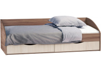 Кровать Классика шимо темный / шимо светлый Кровать Классика шимо темный / шимо светлый