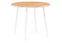 Стол деревянный Абилин 90 дуб вотан / белый матовый Стол деревянный Абилин 90 дуб вотан / белый матовый