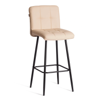 Барный стул Medeo/Медео экокожа , бежевый, 45х56х113 см