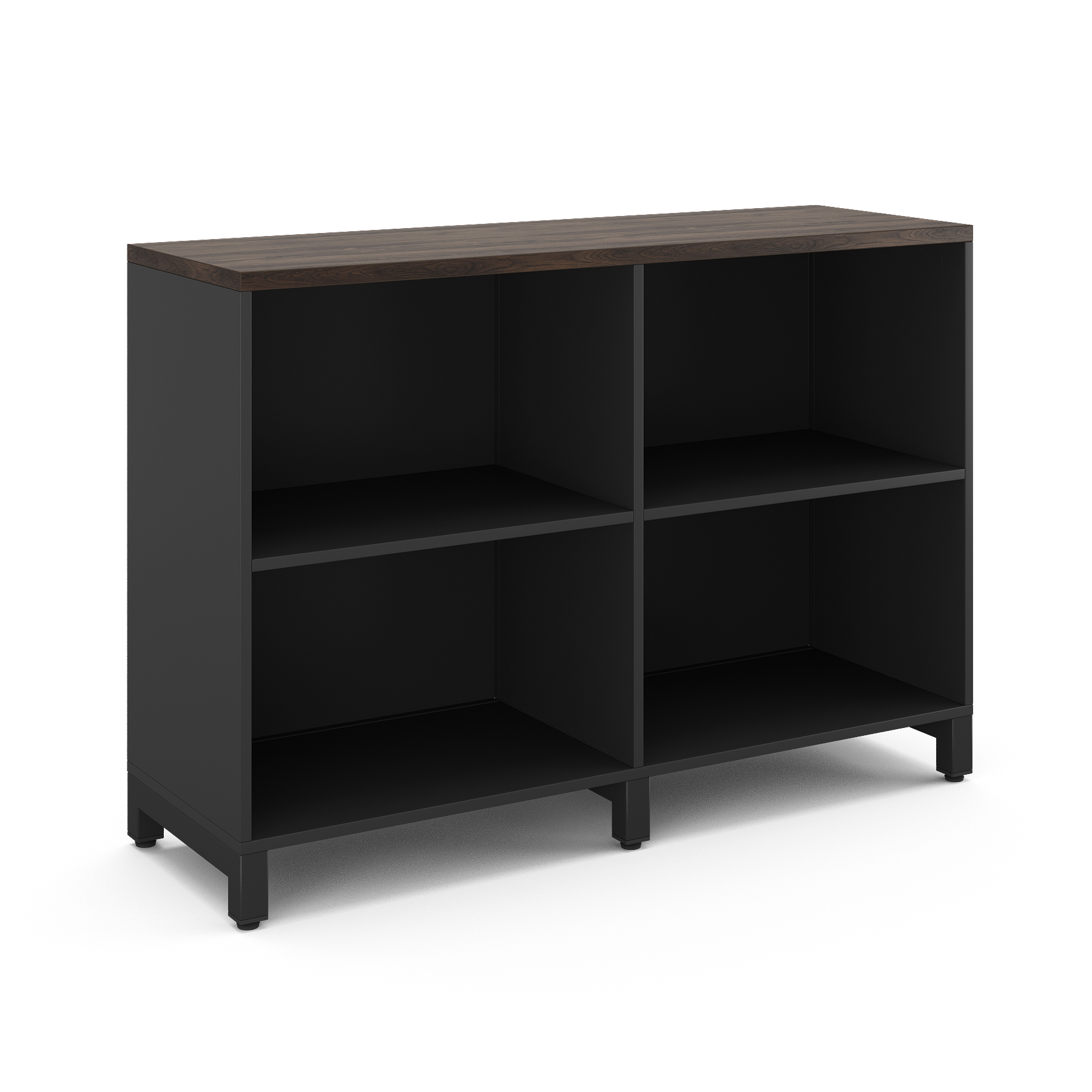 Шкаф открытый Kobor HO/2-120/40/M black/charlston Шкаф открытый Kobor HO/2-120/40/M black/charlston