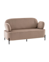 Диван Кэнди велюр светло-серый