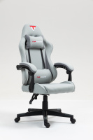 Кресло спортивное TopChairs Phantom серо-голубой