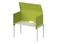 Кабина с высоким экраном-парусом 155х86х113 (17 Хвойно-зеленый)