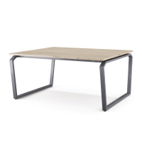 Стол офисный Kobor TB/2-160/160 graphite/natural Стол офисный Kobor TB/2-160/160 graphite/natural