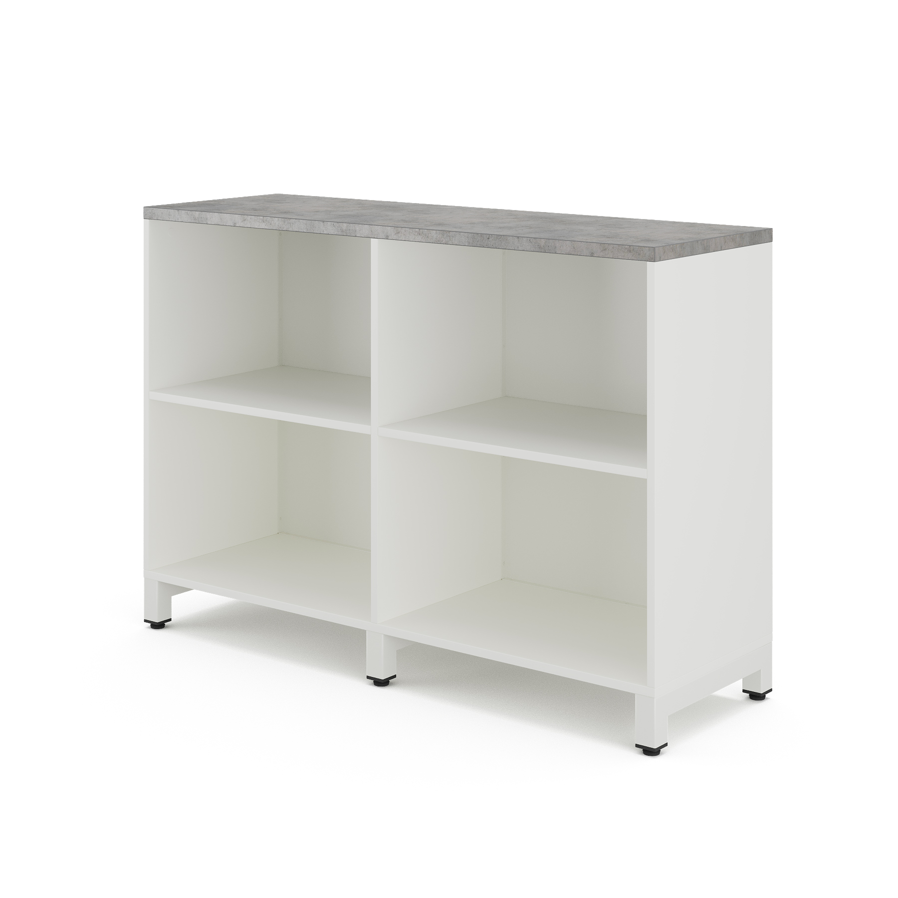 Шкаф открытый Kobor HO/2-120/60/M white/chicago Шкаф открытый Kobor HO/2-120/60/M white/chicago