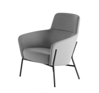 VENTO Low Кресло СЕРЫЙ/ЧЕРНЫЙ