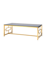 Журнальный стол 120*60 БРУКЛИН золото стекло smoke Журнальный стол 120*60 БРУКЛИН золото стекло smoke