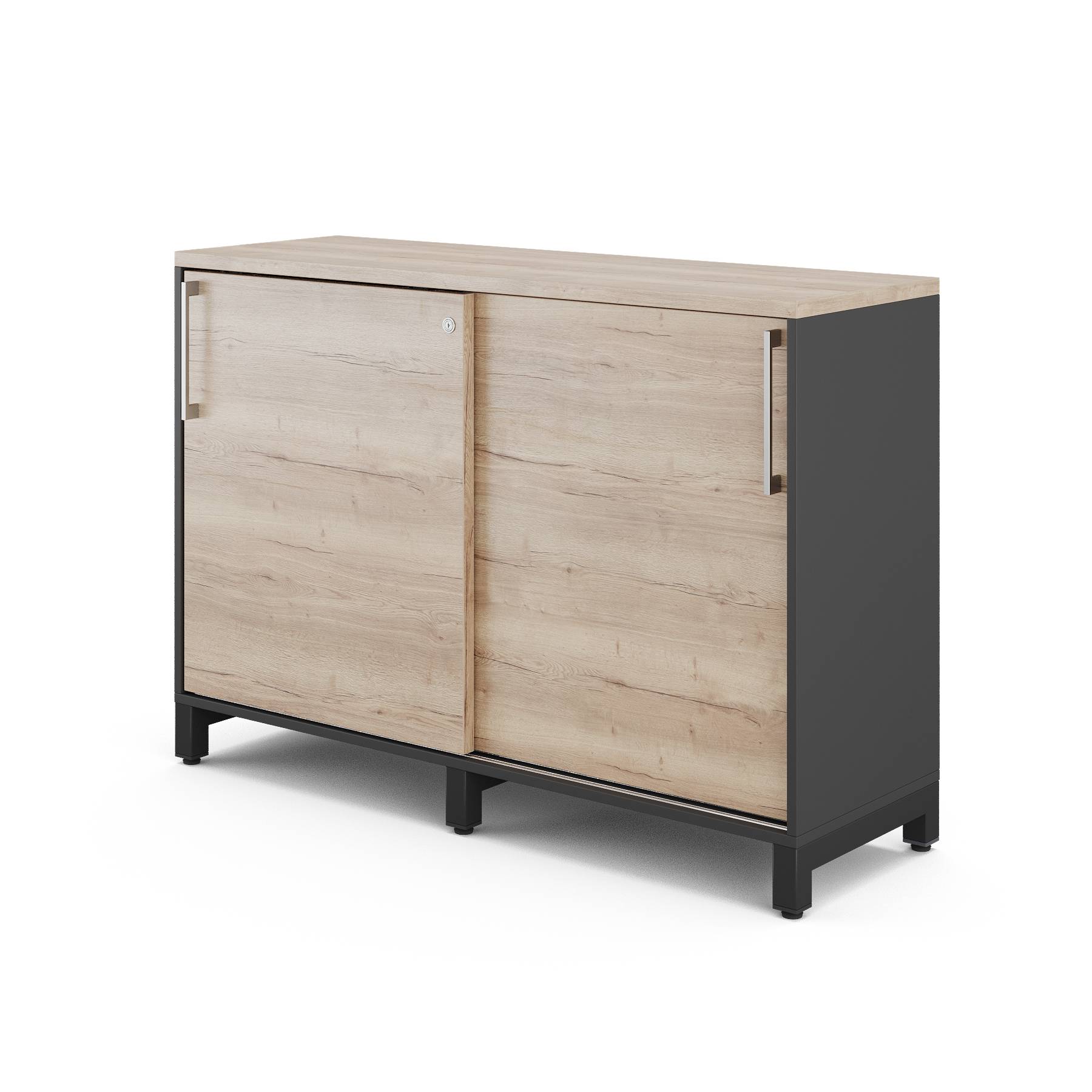 Шкаф-купе Kobor HK/2-120/40/M black/natural Шкаф-купе Kobor HK/2-120/40/M black/natural