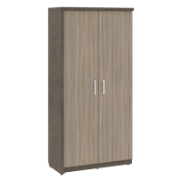 Шкаф для одежды СФ-534873 Бетон чикаго тем F187 ST9/Дрифтвуд H3090 ST22 1035х454,5х2083 WOOD&STONE