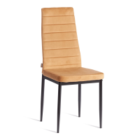 Стул Easy (mod. JSC02-1) металл, флок, 41 х 52 х 96 см, brown (золотисто - коричневый) HLR12 / черный Стул Easy (mod. JSC02-1) металл, флок, 41 х 52 х 96 см, brown (золотисто - коричневый) HLR12 / черный