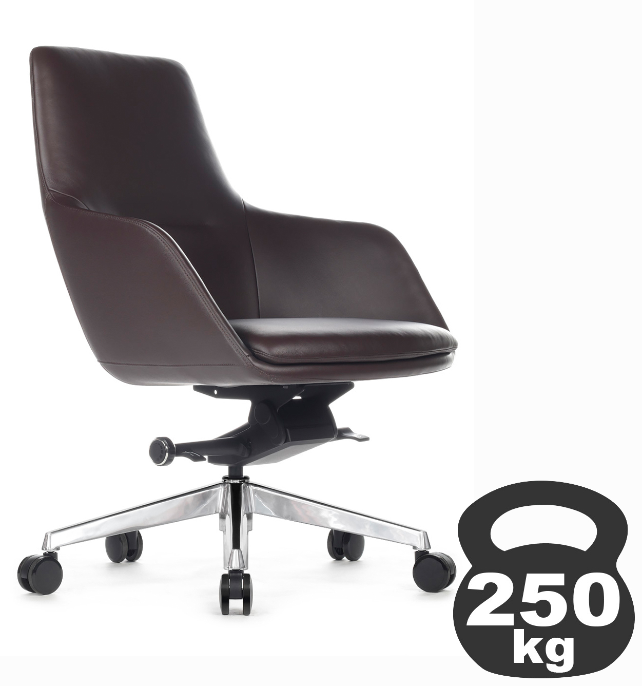 Офисное кресло Soul-M B1908 Темно-коричневый Офисное кресло Soul-M B1908 Темно-коричневый