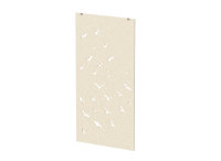 Перегородка с декором "Перелетные птицы" (фурнитура в комплекте) 120х1,2х240 (01 Лебединый пух)