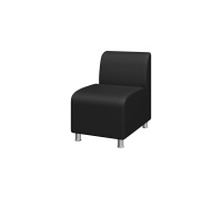 MVK18527 Модуль 1-местный Mix1 Ecotex black