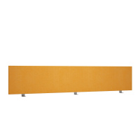 6БР.309.1 Барьер ткань с креплением (160x1.8x30 см) NEW orange/алюминий матовый