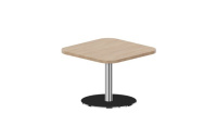 MLLT6060OWCR Стол низкий 60х60х44.5см (центральная опора, круглое основание)