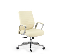 LINE/B Кресло руководителя БЕЖЕВЫЙ-АЛЮМ