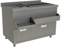 Барная станция БСЗ1-12/7-02 с ящиками