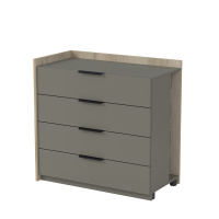 15ТЯ-Н.809 Модуль тумбы с ящиками, НАЧАЛЬНЫЙ (88.4x46x86 см) okwood/terra