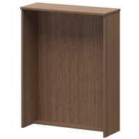 Стойка прямоугольная А-551 Орех 960x360x1220 Ресепшн