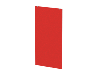 Перегородка без декора(фурнитура в комплекте) 120х1,2х240 (33 Алый коралл)