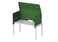 Кабина с высоким экраном-парусом 155х86х113 (18 Базилик)