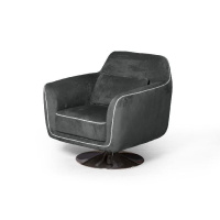 Кресло Marco, искусственная замша Breeze gray Кресло Marco, искусственная замша Breeze gray
