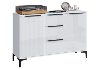 Комод Иадама белый / белый глянец