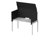 Кабина с высоким экраном-парусом 155х86х113 (10 Смокинг)