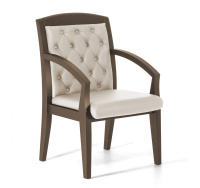 SENATOR LUX Кресло на 4-х опор БЕЖЕВЫЙ/ОРЕХ SENATOR LUX Кресло на 4-х опор БЕЖЕВЫЙ/ОРЕХ