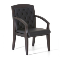 SENATOR LUX Кресло на 4-х опор ЧЕРНЫЙ/ДУБ ФЕРРО SENATOR LUX Кресло на 4-х опор ЧЕРНЫЙ/ДУБ ФЕРРО