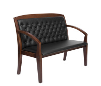 Диван Zurich D черная кожа