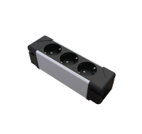 Under Desk U 3 BN блок розеток ЧЕРНЫЙ/АЛЮМ Under Desk U 3 BN блок розеток ЧЕРНЫЙ/АЛЮМ